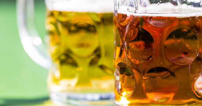 Photo of 2 pint glasses of beer