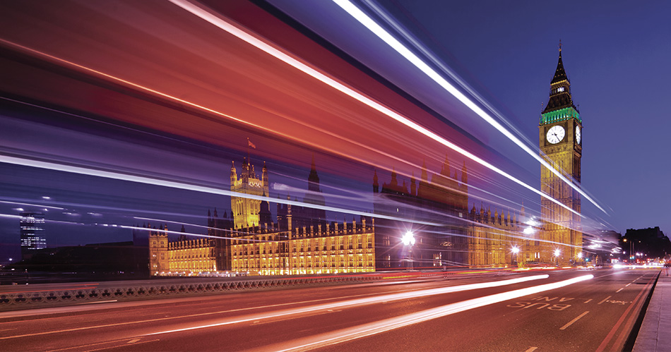 Houses of Parliament at night