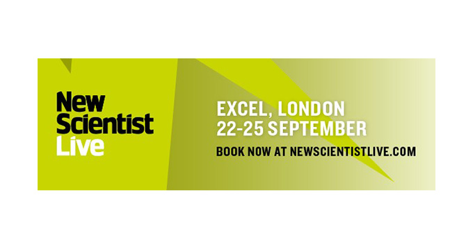 New Scientist Live Excel London 22-25 September book now at newscientistlive.com