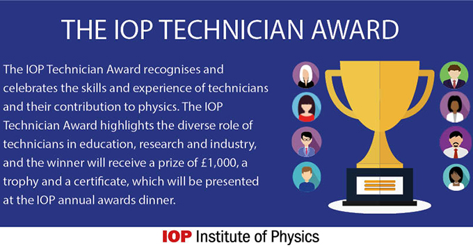 Technician Award launched by the Institute of Physics - The Science Council  ~ : The Science Council ~