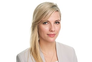 Portrait photo of Sandra RSci against a plain white background